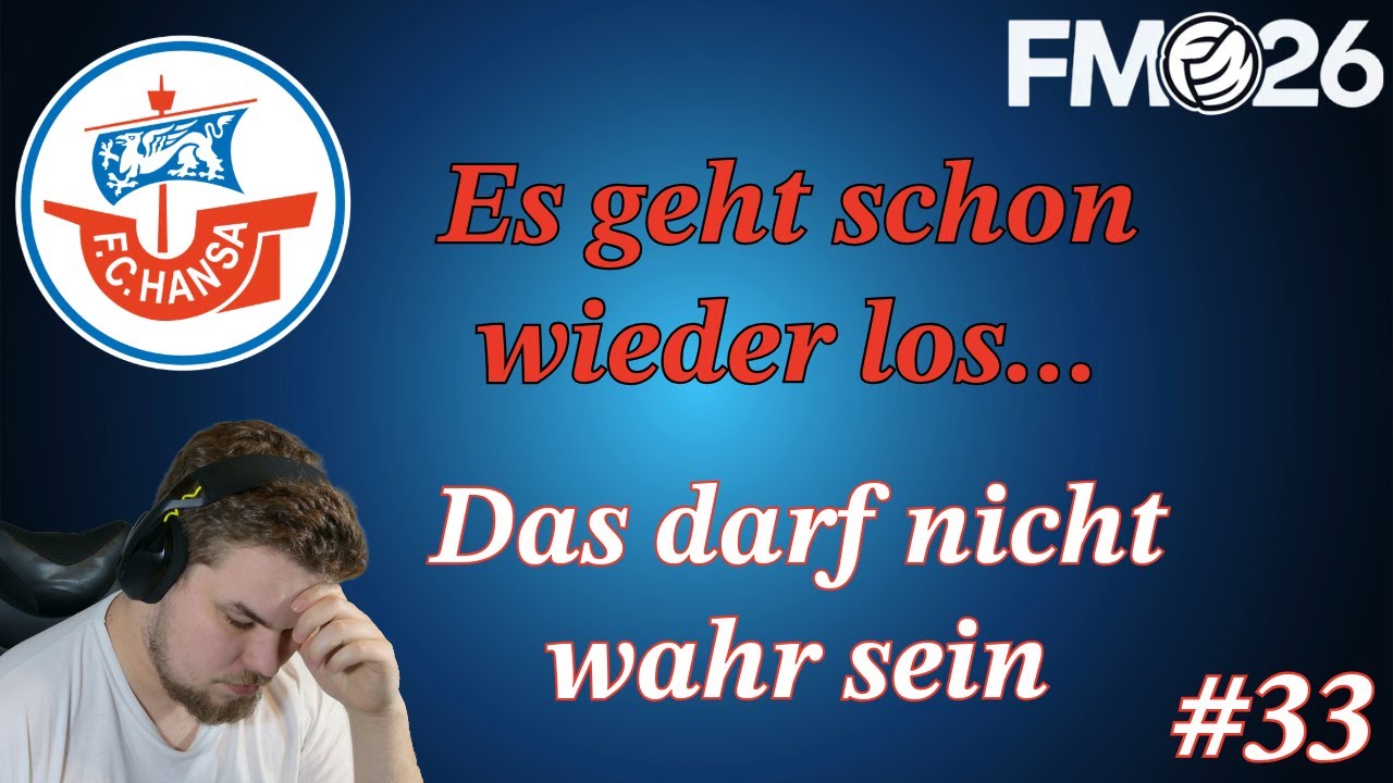 Wir schlagen uns selber. | FM26 FC Hansa Rostock #33