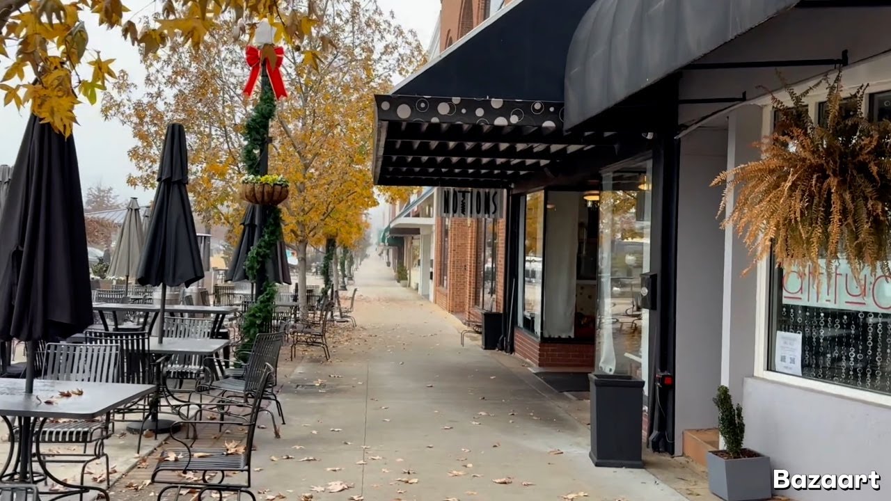 A quiet Walk After Christmas in Hickory NC