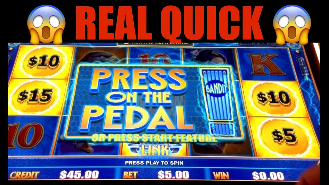 😱 REAL QUICK 🎰 BANDIT LINK SLOT MACHINE 🎰 POKIE WINS