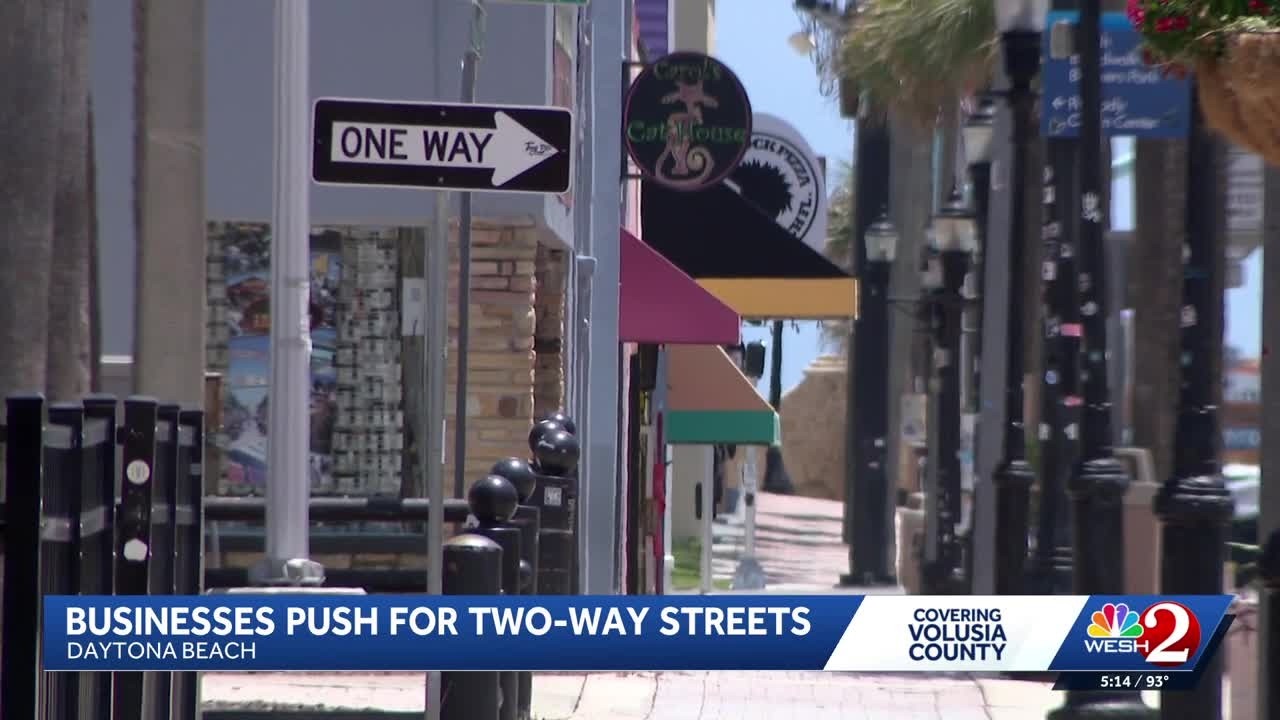 Daytona Beach business owners push to restore two-way traffic on beachside streets
