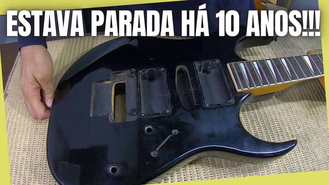 Guitarra Ibanez EX series dos anos 90 ABANDONADA!? Trouxe de volta uma joia