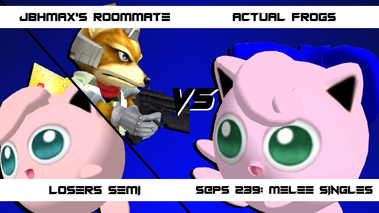 S@PS 239: Jbhmax's Roommate vs. Actual Frogs Losers Semis - Melee Singles
