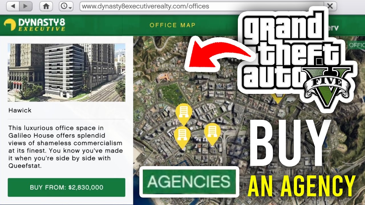 How To Buy Agency In GTA 5 Online - Full GUide