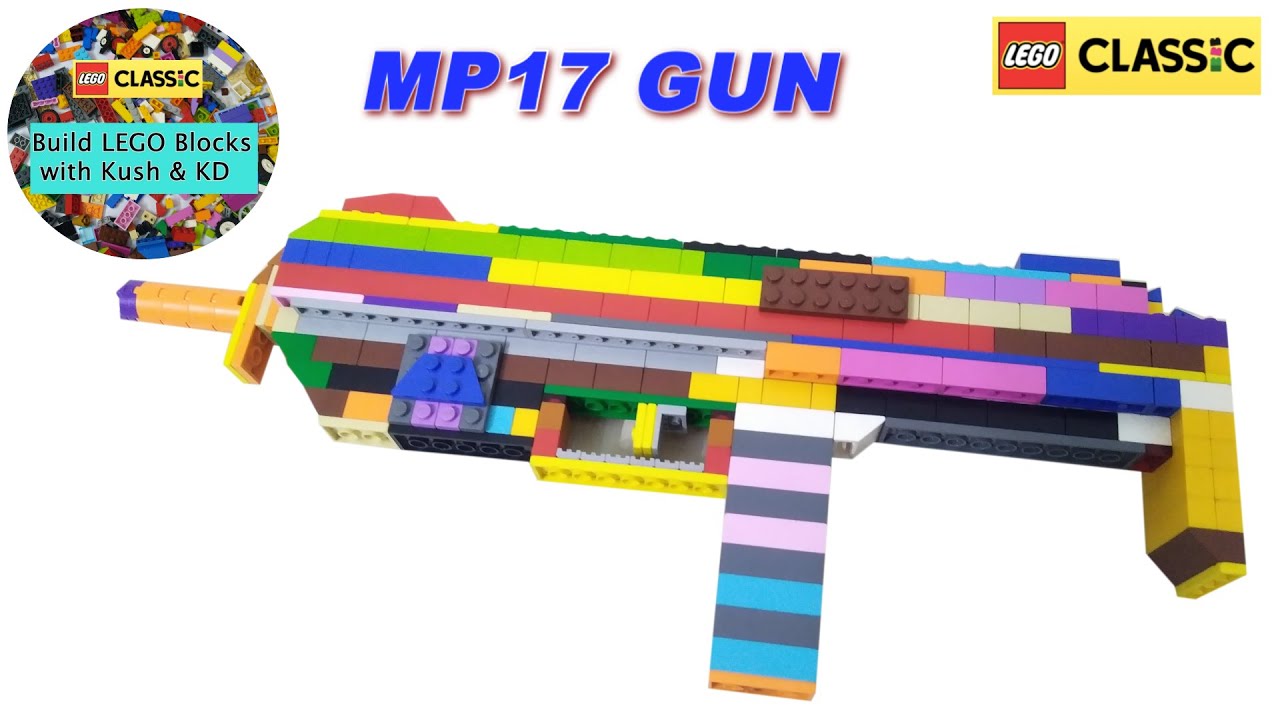 LEGO MP17 Gun with LEGO Classic 10715 ||MOC|| Building Instructions Ideas (LEGO Gun :-11)