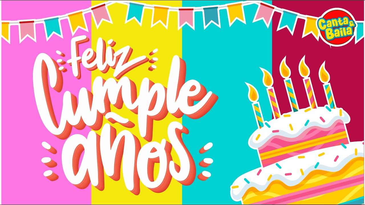 CUMPLEAÑOS FELIZ (lyrics) 🎂| Cumpleaños para niños | Feliz cumpleaños infantil🎉 | Canta y Baila
