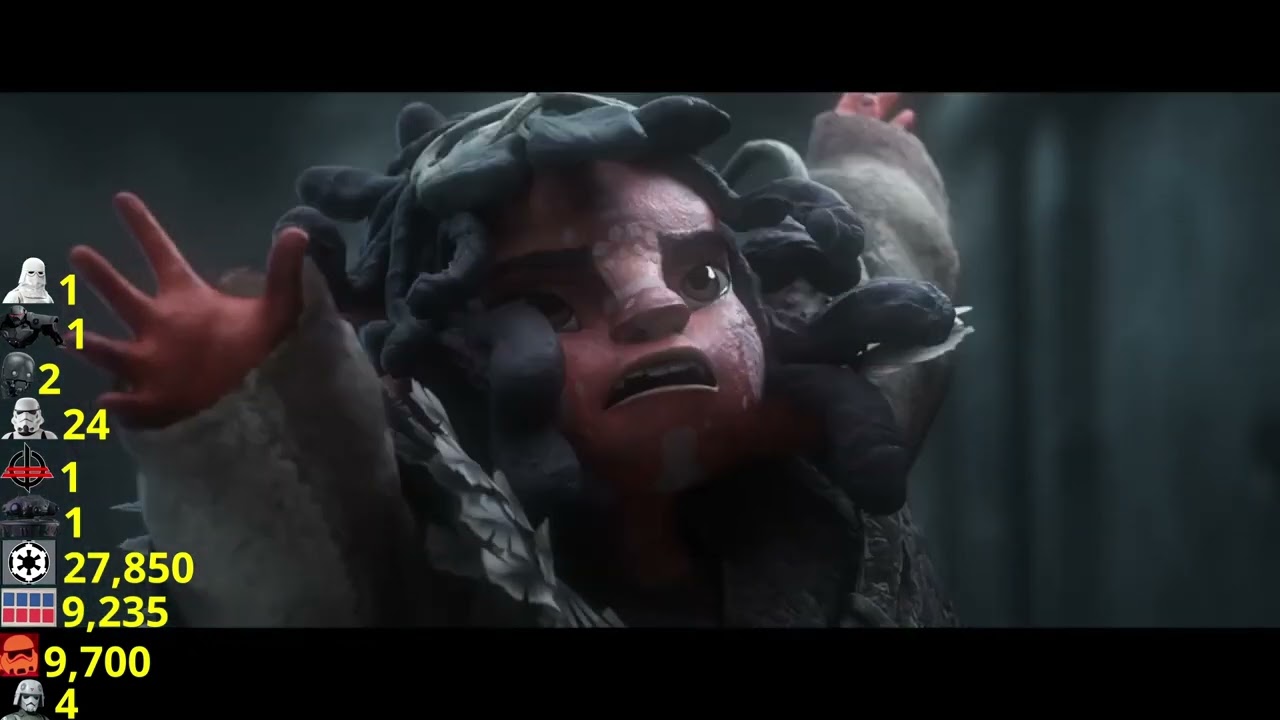 Star Wars Visions S1-2 Imperial Death Count