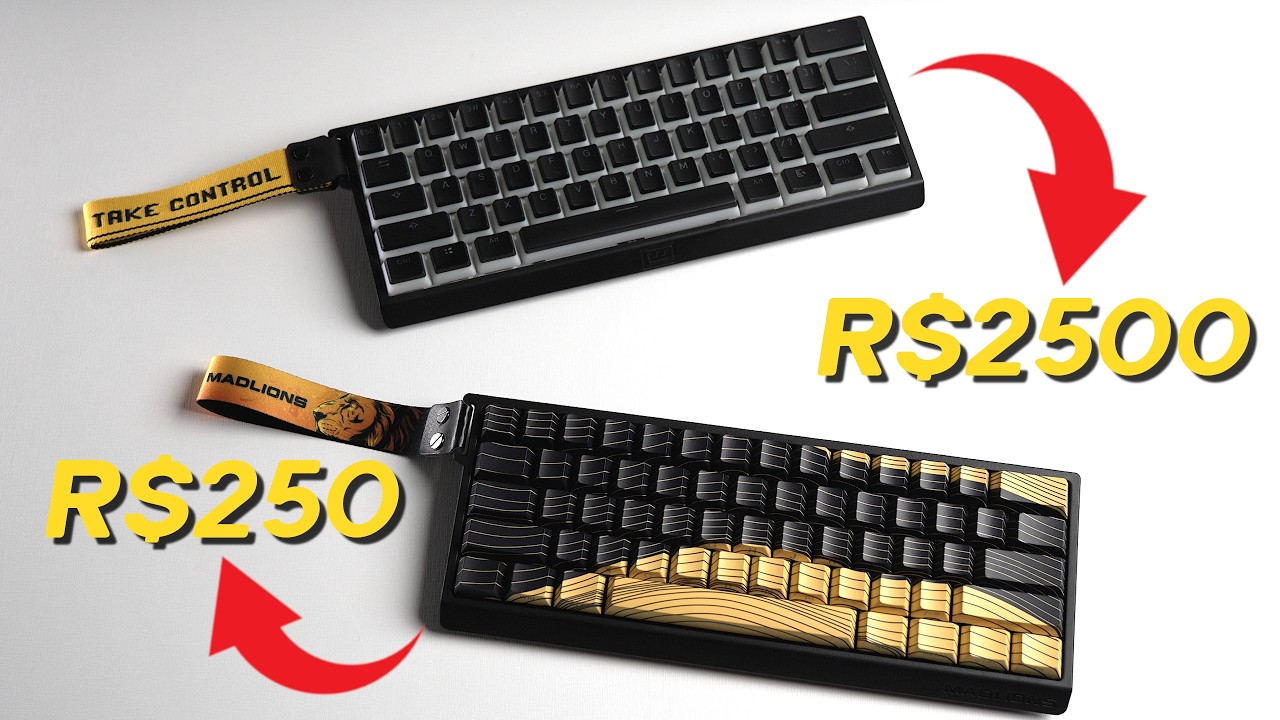 Madlions Mad60HE Limited Edition Unboxing - A melhor cópia do Wooting 60HE do AliExpress!