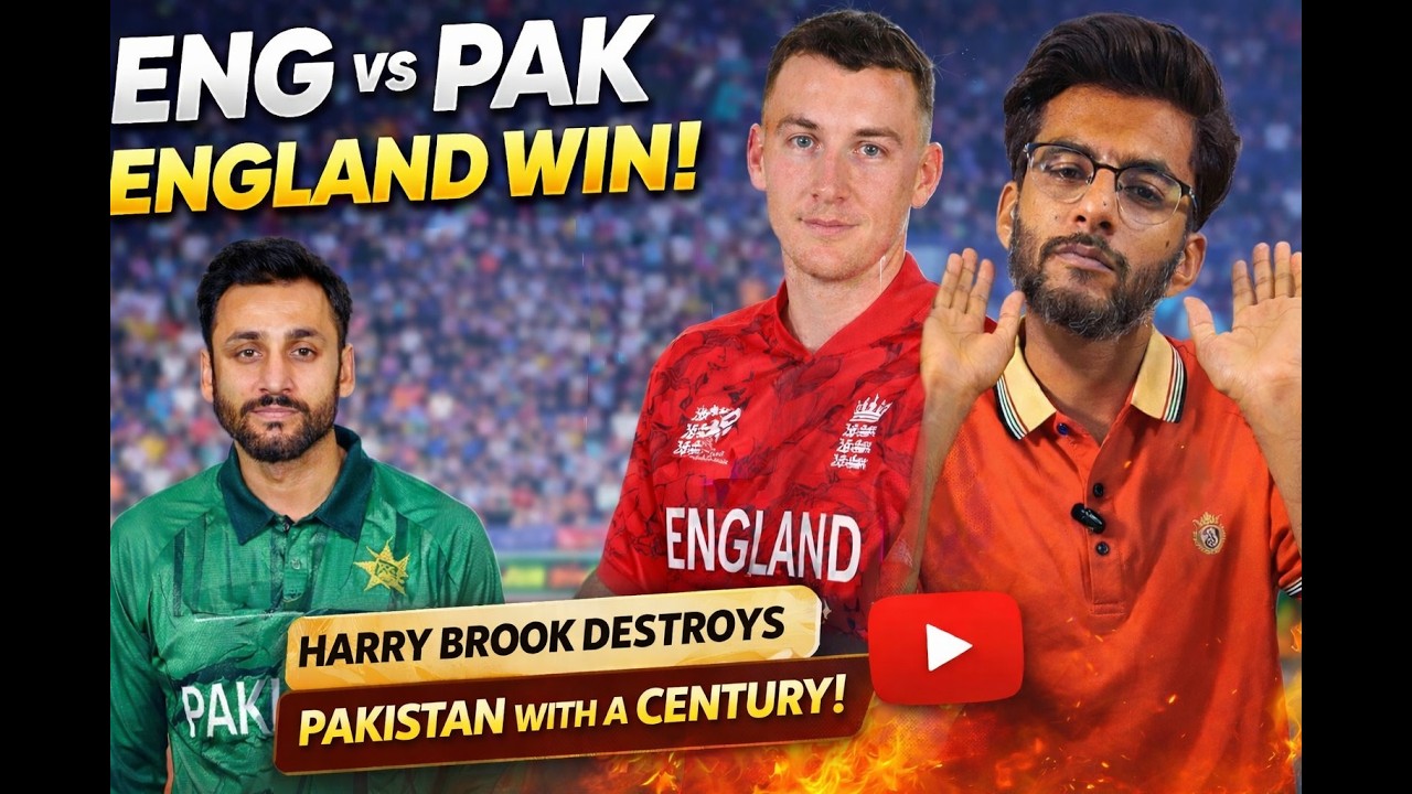 Strike Rate 200 🔥 Harry Brook’s Brutal Century vs Pakistan