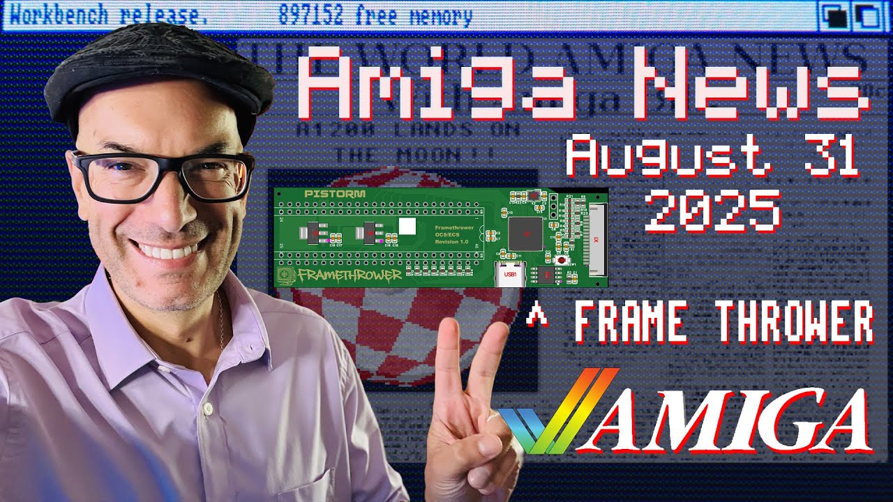 Frame Thrower, Outrun Update, No CPU Challenge, The Gate, New Games & More Amiga News August 31 2025