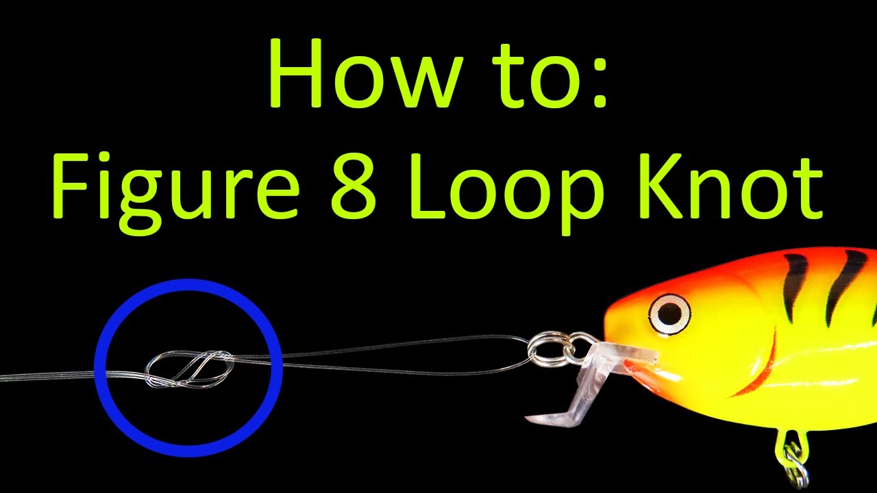How to Tie a Simple Figure 8 Loop Fishing Knot