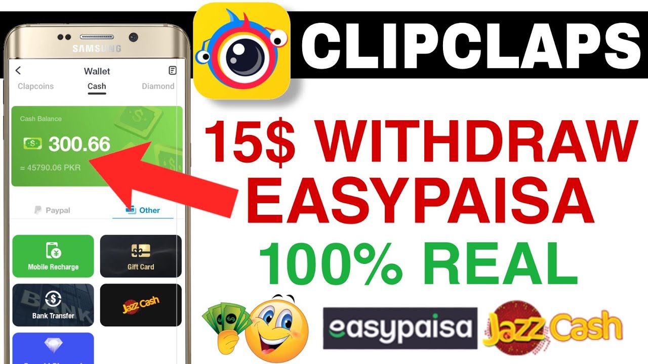 Clipclaps 15$ Live Withdraw in Easypaisa 2022 | Clipclaps App Payment Proof in Pakistan | Must Watch