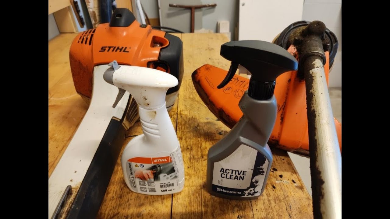 Čišćenje trimera Stihl Vario clean VS  Husqvarne Active clean