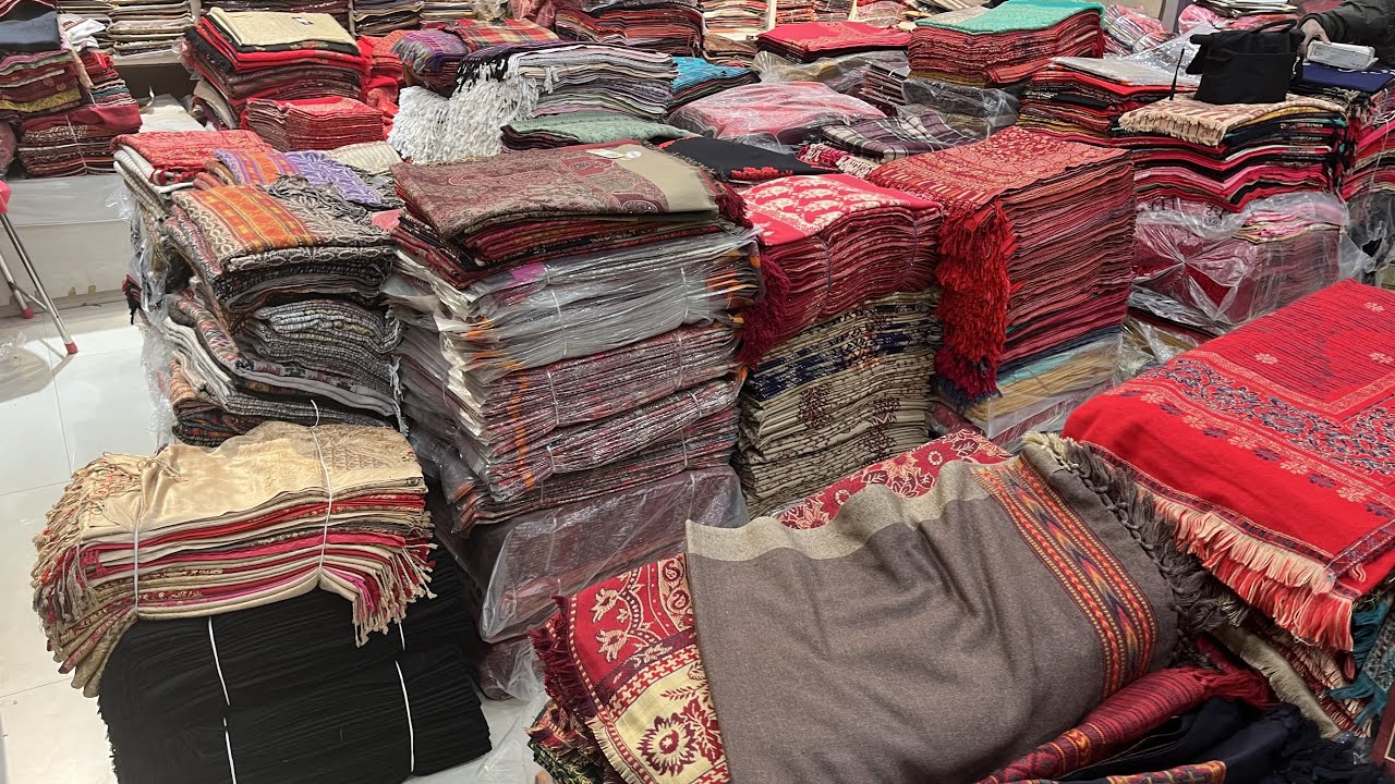 Shawls and stole wholesale market/ Woolen market ludhiana/ 2023 के New Design P.L. Industries