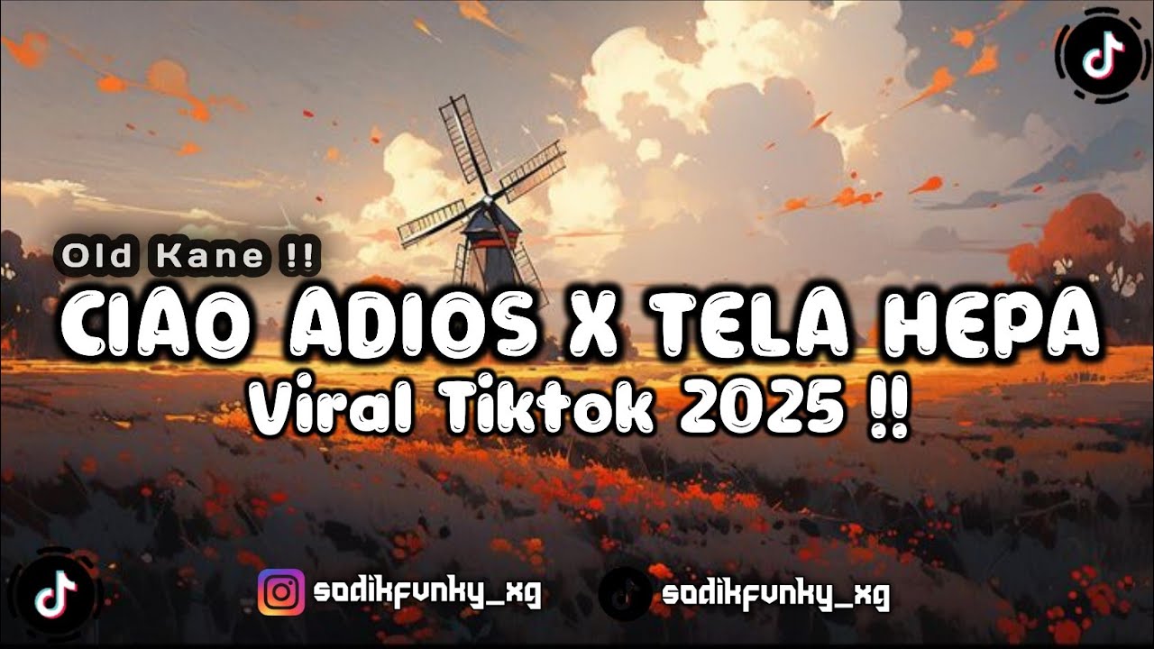 DJ OLD CIAO ADIOS X TELA HEPA SLOW REVERB KANE VIRAL TIKTOK 2025 !!