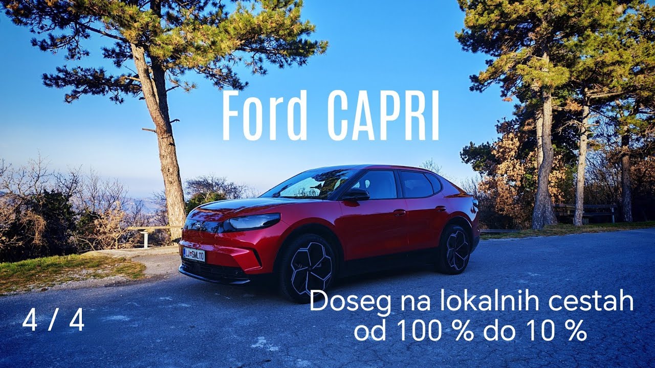 Ford CAPRI doseg na lokalnih cestah