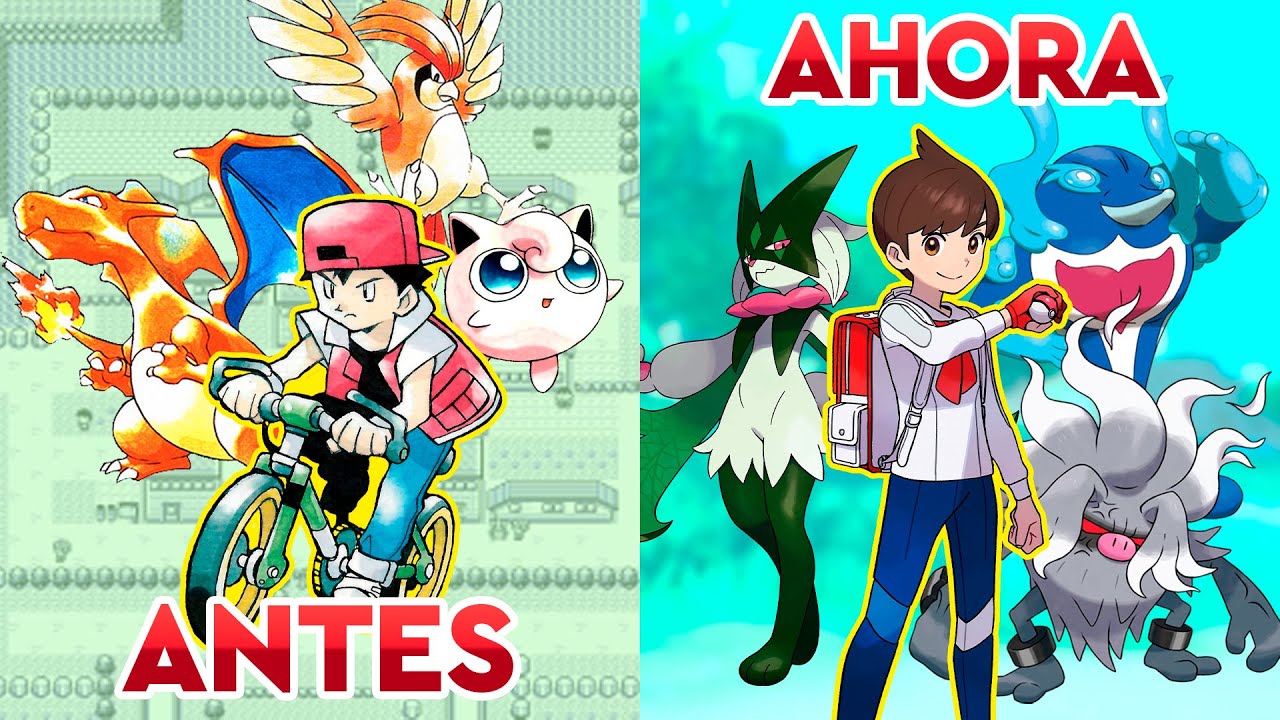 ¿Cuál es mi equipo Pokémon en cada juego?