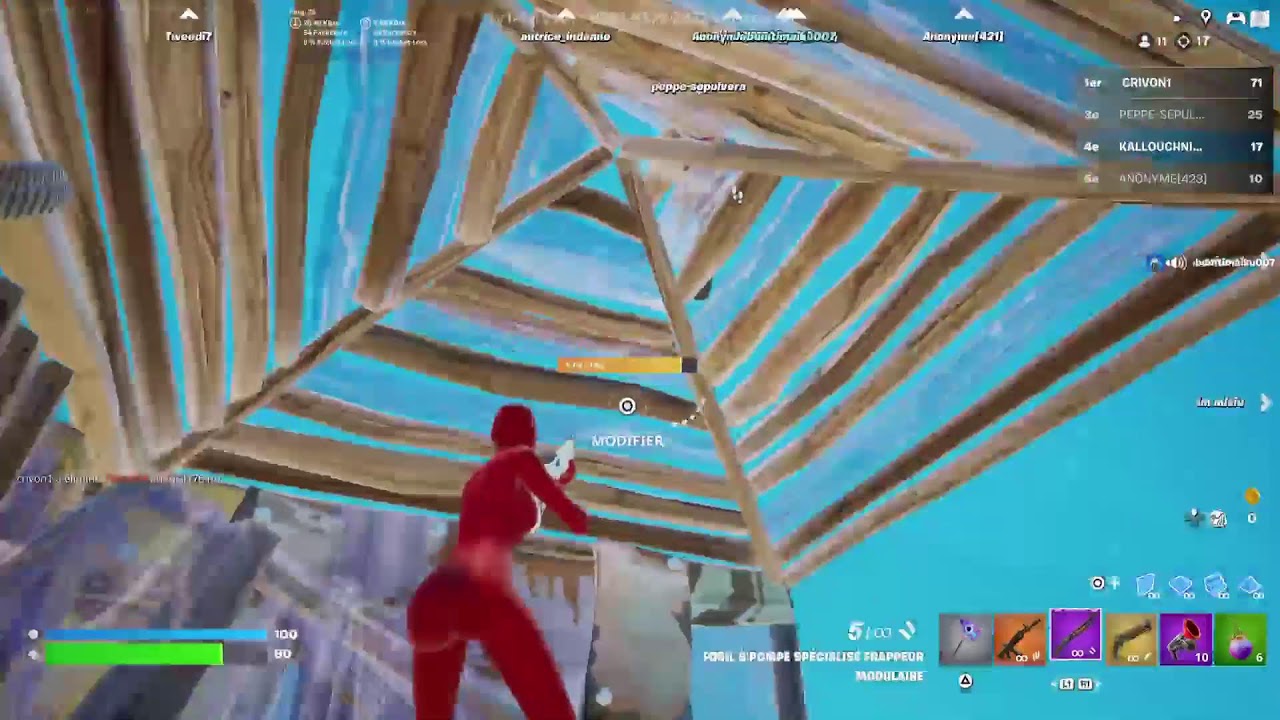 Premier live Fortnite!