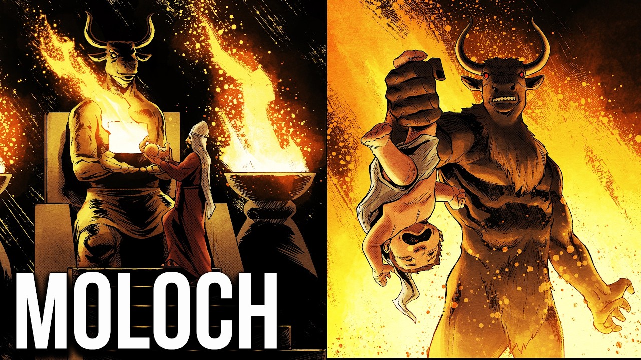 Moloch - O Deus Devorador de Crianças - Mitologia Cananeia