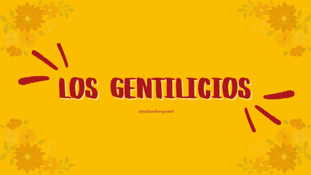 Gli aggettivi di nazionalità in spagnolo 🇮🇹🇪🇦 [parlandoespañol]