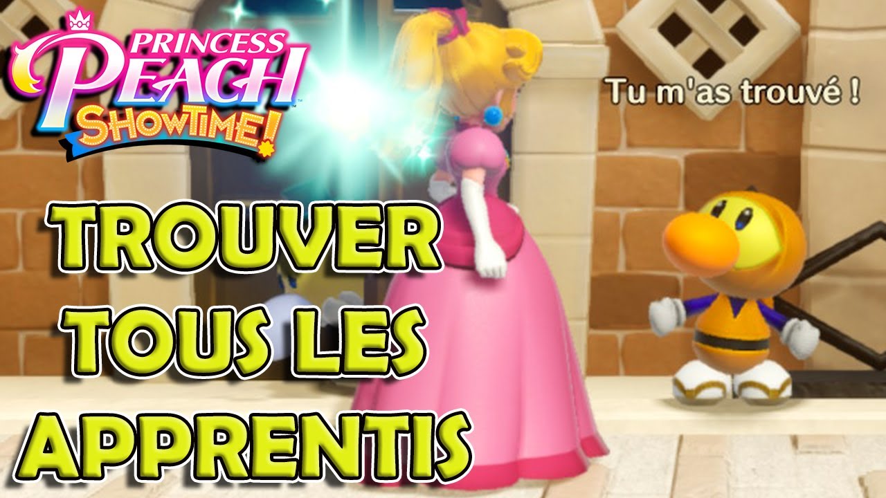 TROUVER TOUS LES APPRENTIS NINJAS 🥷 - DÉFI DES CACHETTES | PRINCESS PEACH SHOWTIME