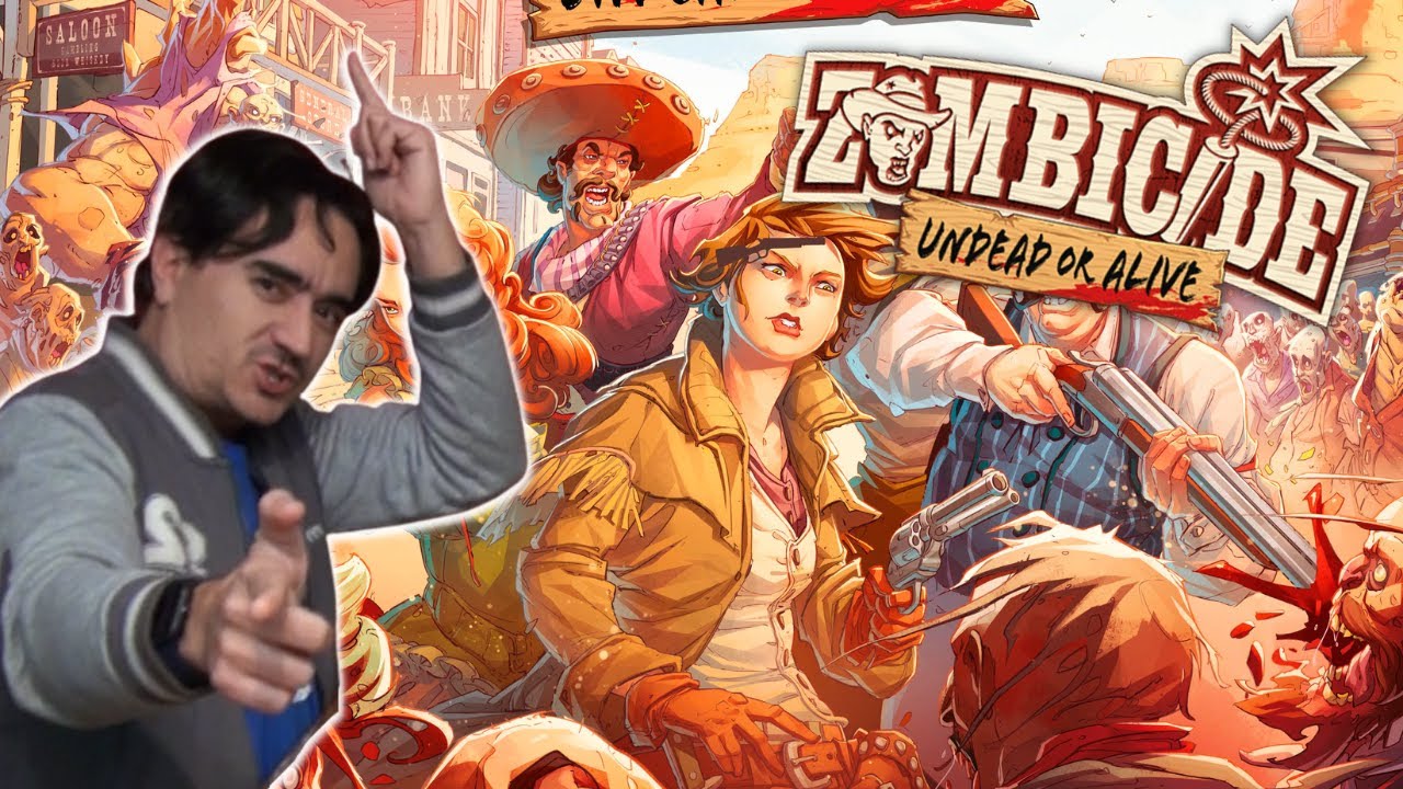 Partida de NOVATOS - Zombicide Undead or Alive 👉 JUGAMOS y MATAMOS zombis en el lejano Oeste