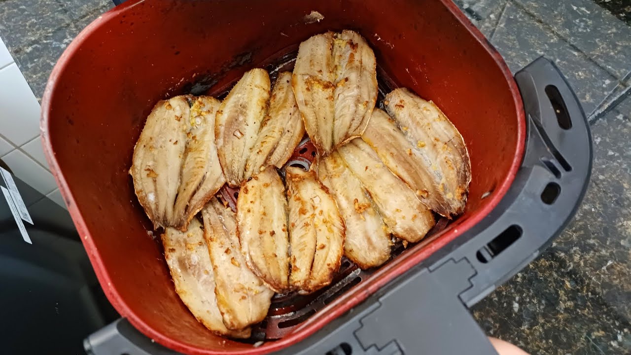 AGORA SÓ FAÇO FILÉ DE SARDINHA ASSIM NA AIRFRYER | SEM ÓLEO SUPER SEQUINHO E SAUDÁVEL 
