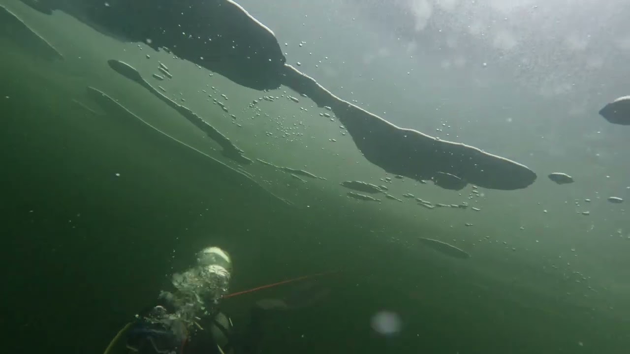 First time diving under ICE, PADI ICE DIVER in BALTICS !!!
