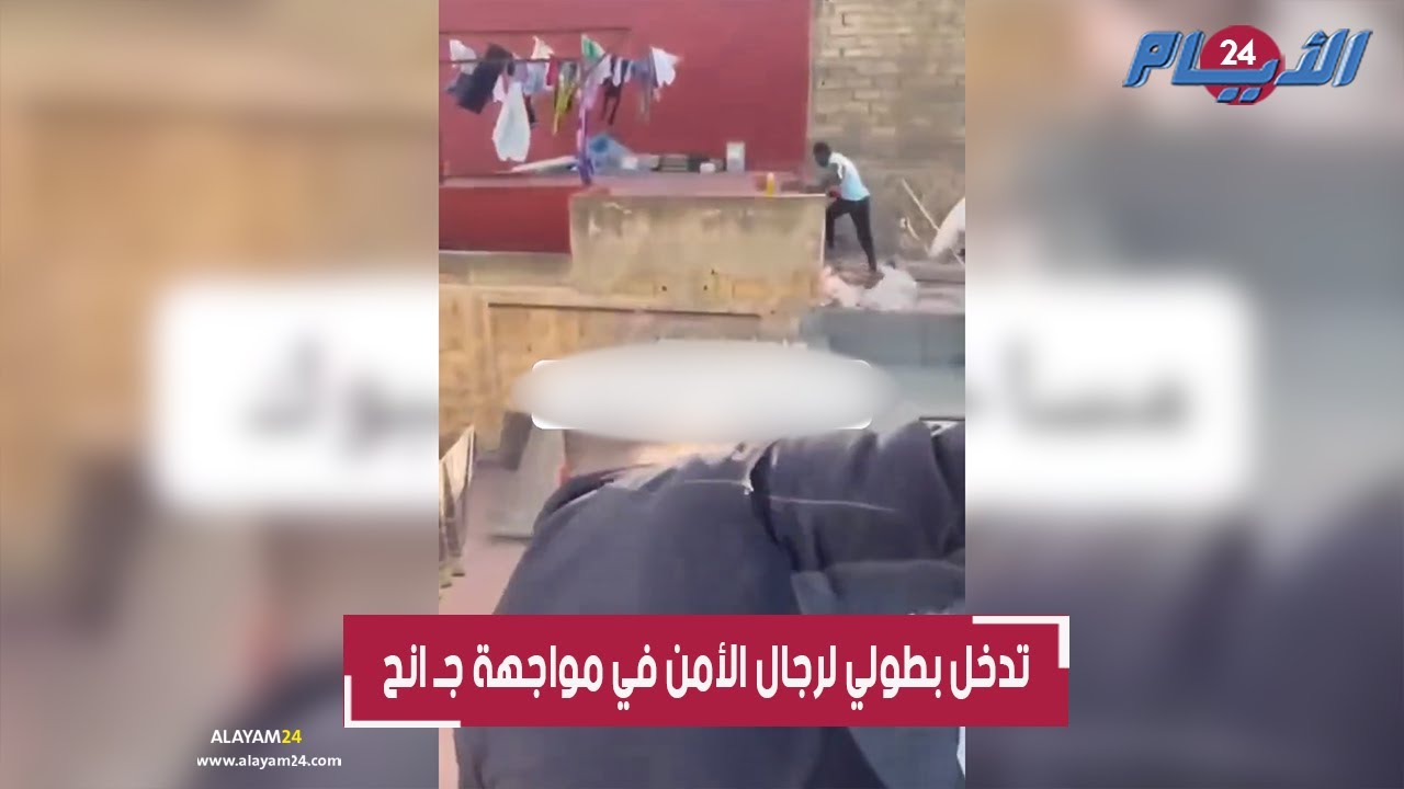 هكذا تدخل الأمن بالبيضاء لإيقاف جانح في حالة هيجان يلوّح بسكـ ين كبير الحجم