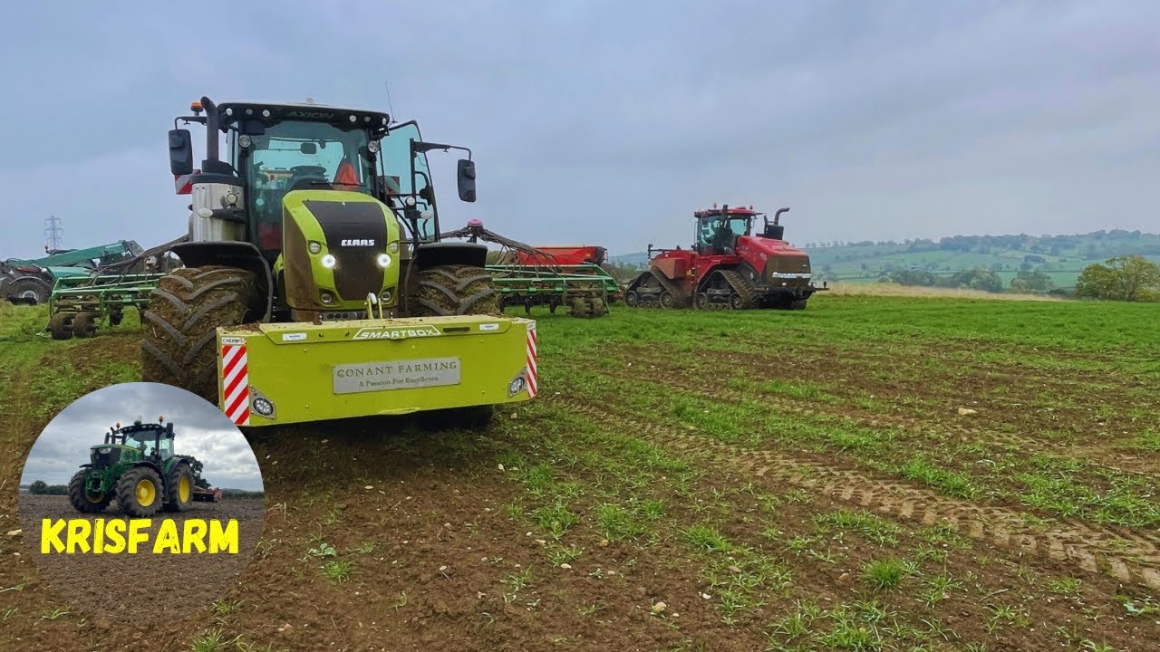 Case Quadtrac580 oraz Claas Axion 960TT na jednym gospodarstwie
