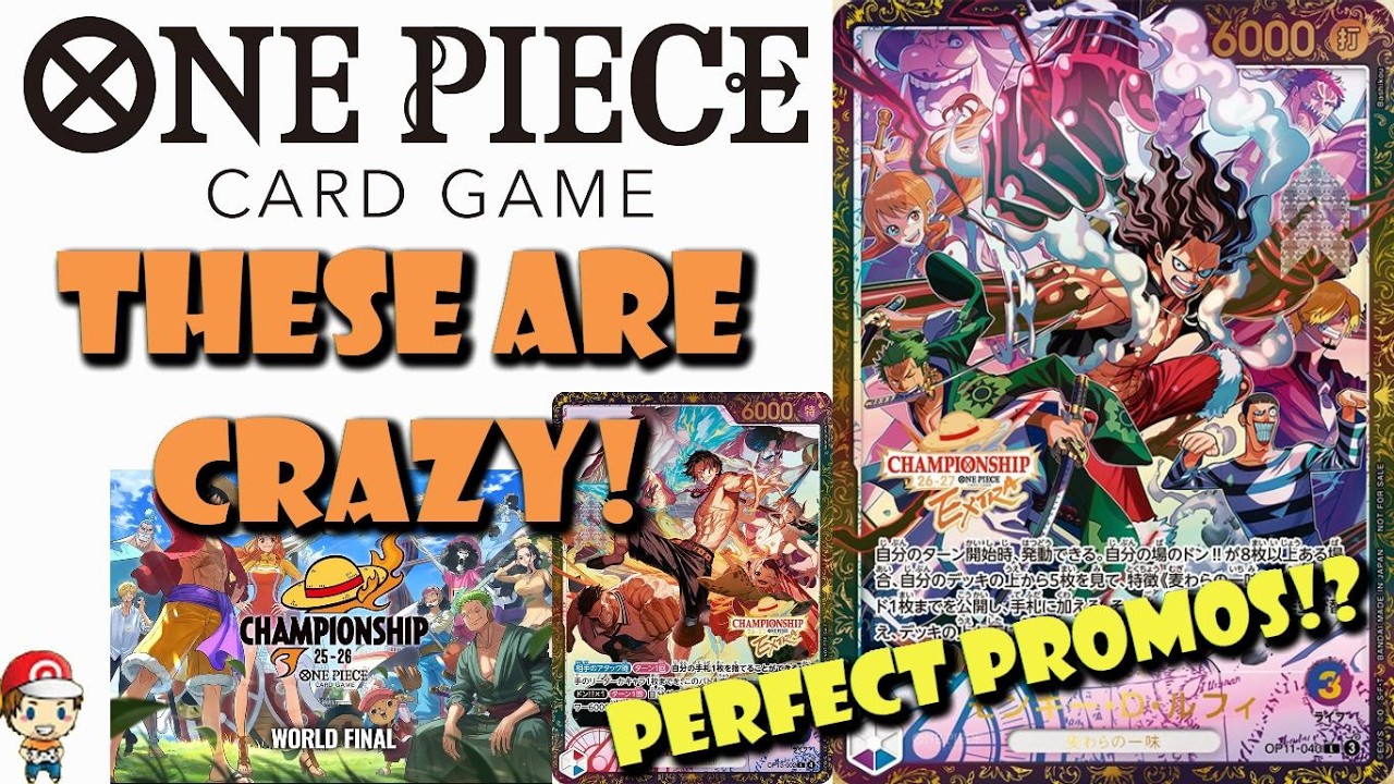 Безумные новые карты лидеров Extra Battle! Идеальные промо-лидеры!? (Новости One Piece TCG)