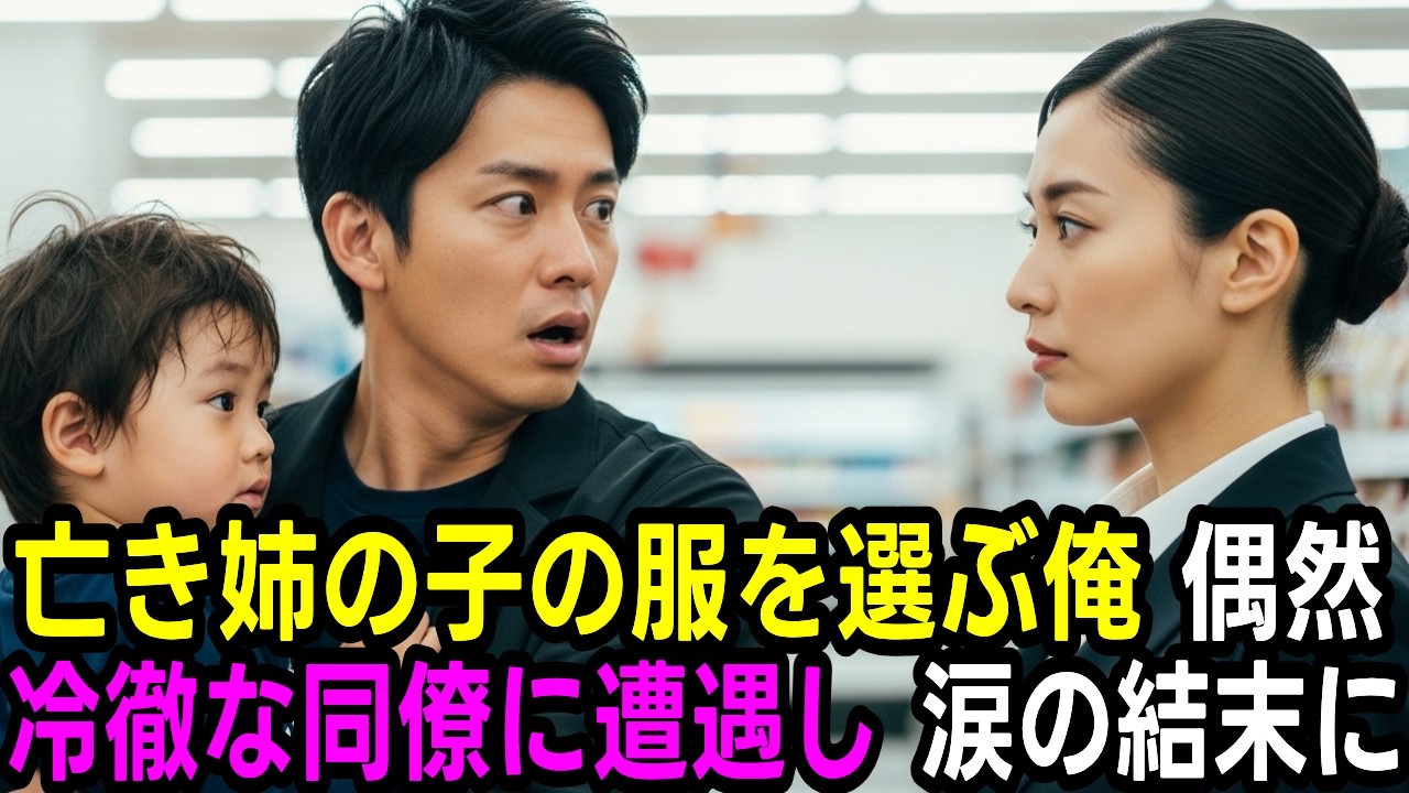 亡き姉の子供を育てる俺に同僚の女性が見せた行動...思わぬ馴れ初めの始まり【感動する話】