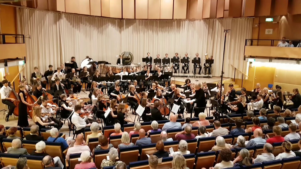 Nordiska Ungdomsorkestern 2018 - Tchaikovsky Symfoni Nr.6 h-moll Utdrag - Dirigent Mika Eichenholz