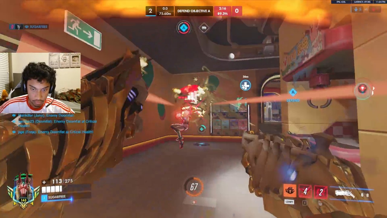 REAPER от Sugarfree абсолютно ДОМИНИРУЕТ в рейтинговых играх! [Overwatch 4 сезон, топ-500]