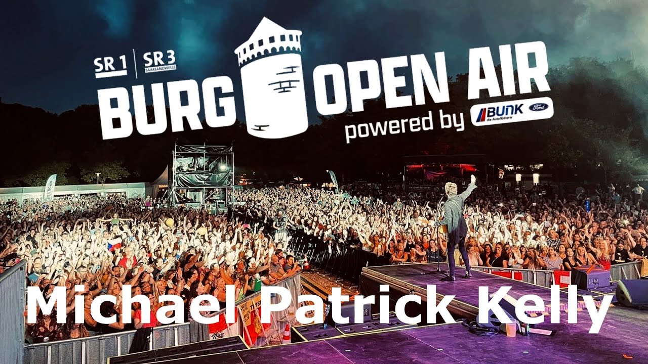 Michael Patrick Kelly - Solo & Acoustic - Live beim Burg Open Air Illingen 20.8.2022