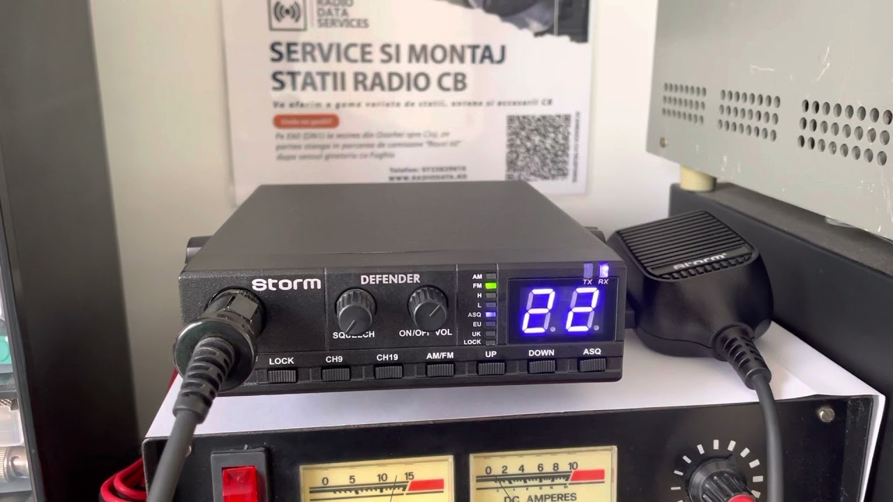 Storm Defender ASQ - Test statie radio CB | www.radiodata.ro