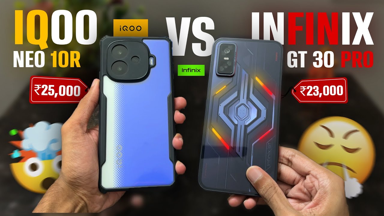 Infinix GT 30 Pro Vs Iqoo Neo 10r Speed Test Comparison💀🔥 | 23k Vs 25k | Which One To Buy?🤔