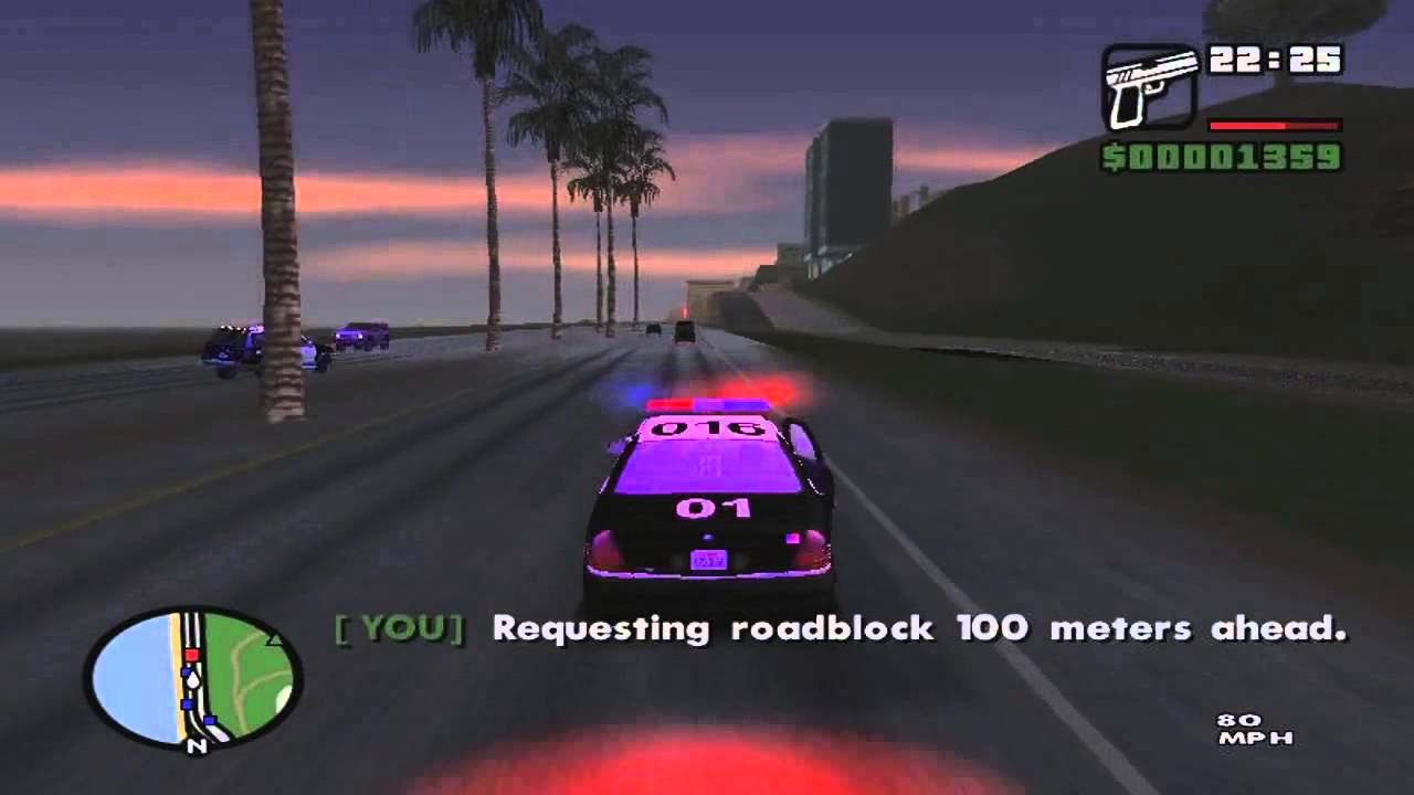 GTA SA - SAPD FR Pursuits - The Highway (SAPD FR v2 5 Gameplay)