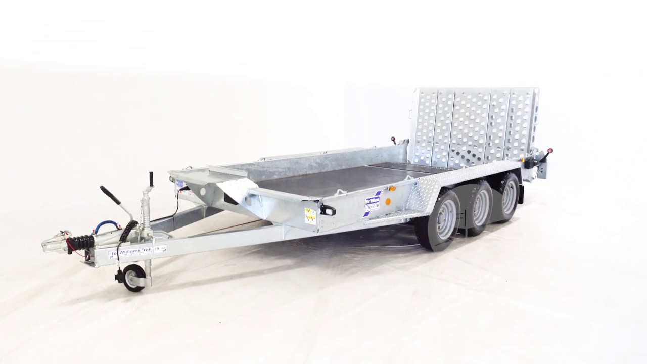 Ifor Williams GH146 machinetransporter van Aanhangwagens XXL West-Brabant