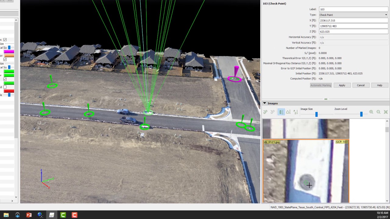 Ground Control And Check Shots in Pix4D
