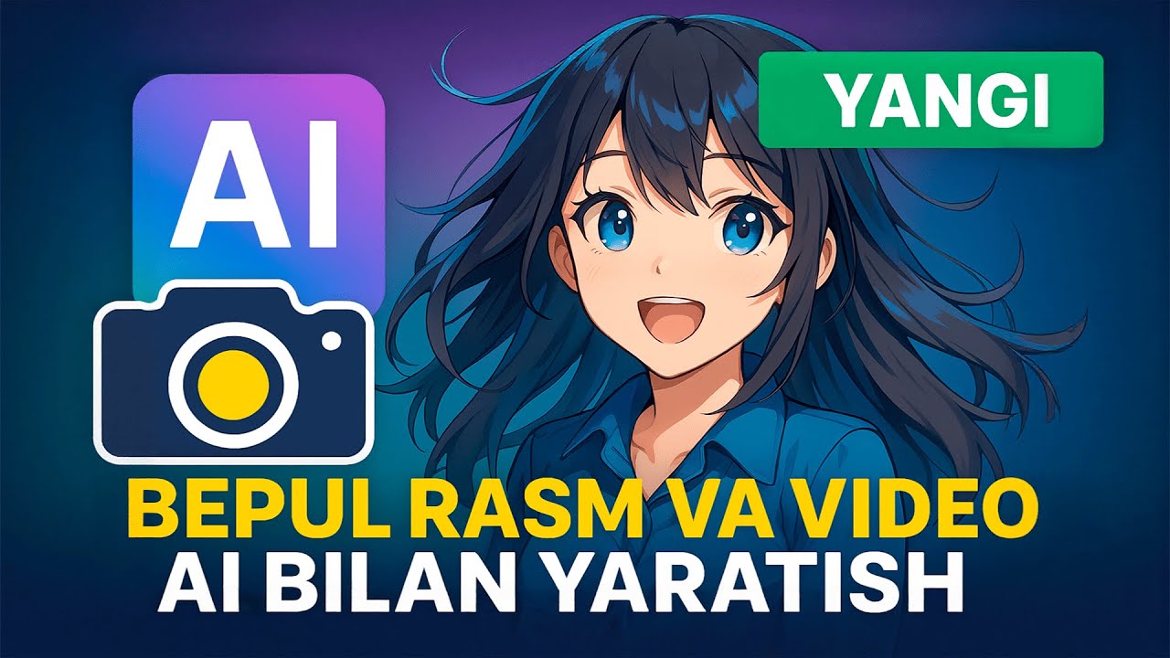 AI yordamida bepul lekin professional rasm va video qilish sirlari!