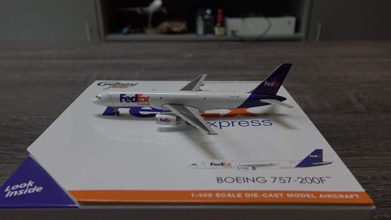 GeminiJets FedEx Boeing 757-200F Model Unboxing & Review