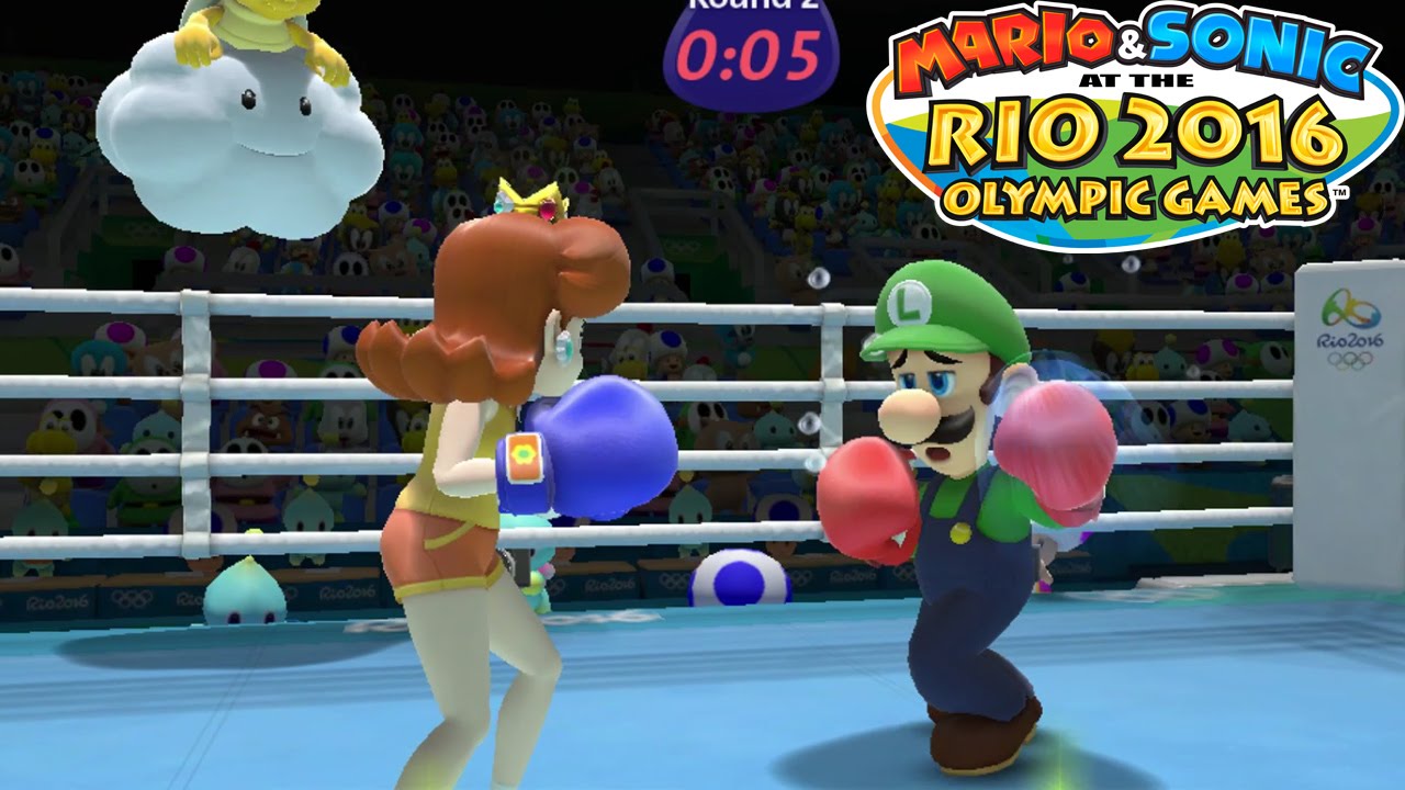 BOXING - Daisey Vs. Luigi - Mario and Sonic at the RIO 2016 Olympics