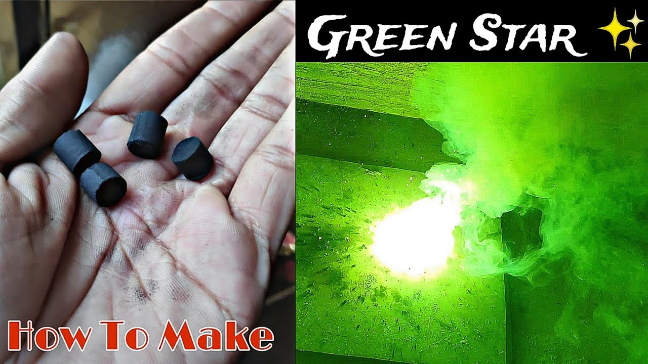 How to make Green star | Green star Formula | ✨