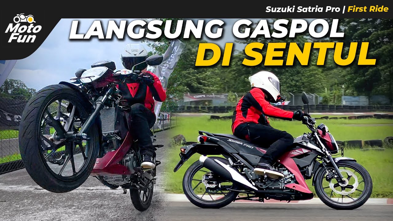 MASIH JADI YANG TERKENCANG! JAJAL SUZUKI SATRIA PRO DI SIRKUIT SENTUL | MotoFun indonesia