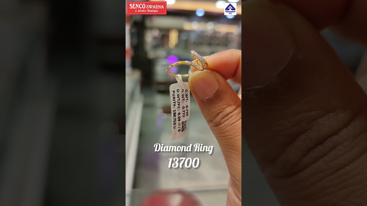 Diamond Ring Reasonable Price ✨ #sencoswarna #gold #diamond #youtube #youtubeshorts