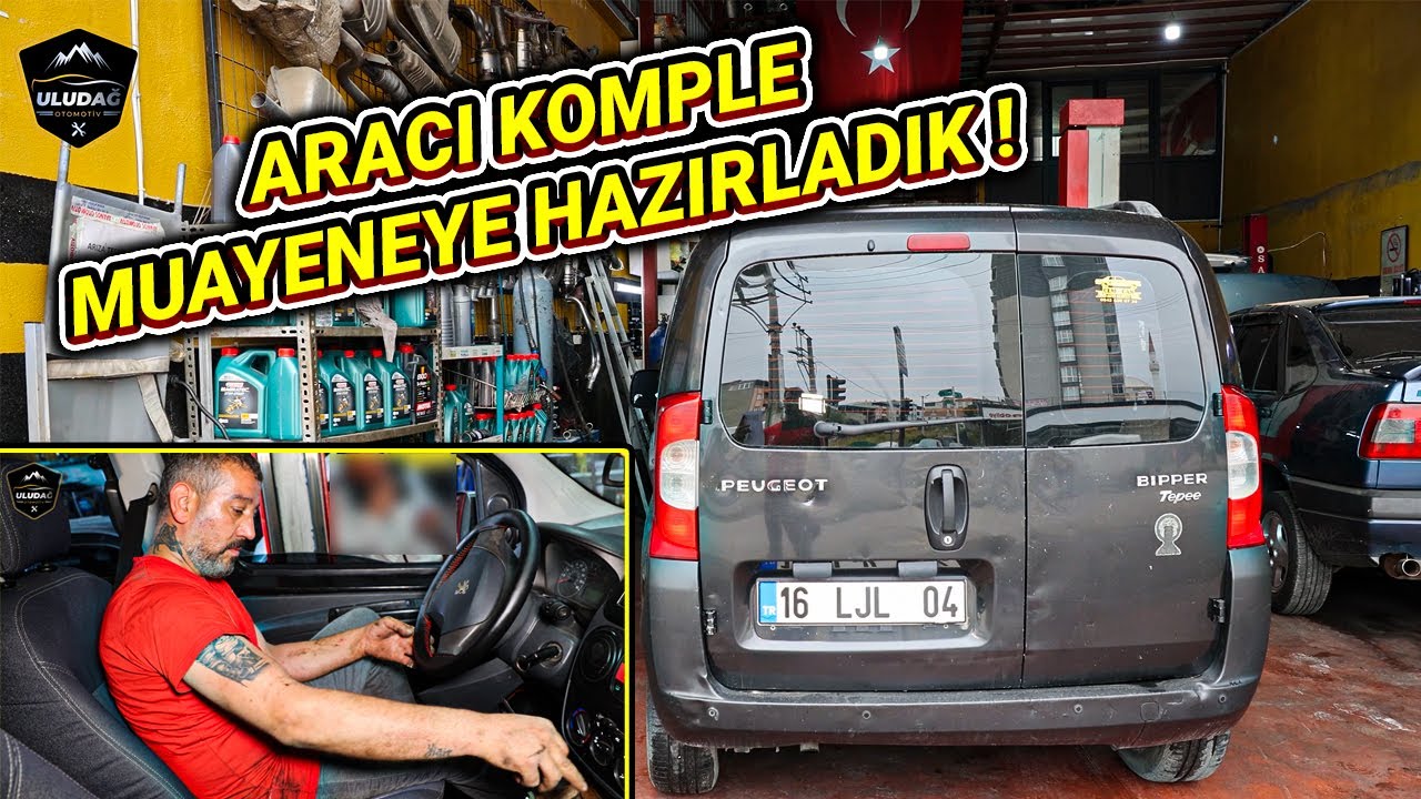 ARABA VİTESLERE GEÇMİYOR ÇEKİŞ DÜŞÜKLÜĞÜ VAR! (Peugeot Bipper 1.4 Motor Turbo Şarj Dinamo Revizyon)