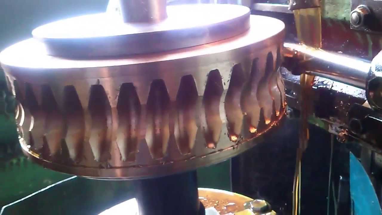 Frezowanie koła ślimakowego (ślimacznicy) - milling worm wheel
