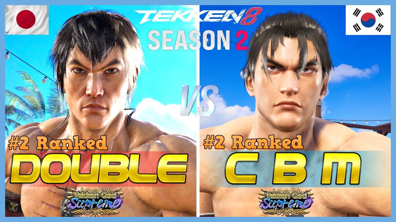 Tekken 8 Season 2 ▰ CBM (#2 Ranked Jin) vs DOUBLE (#2 Ranked Law) ▰ High Level Gameplay