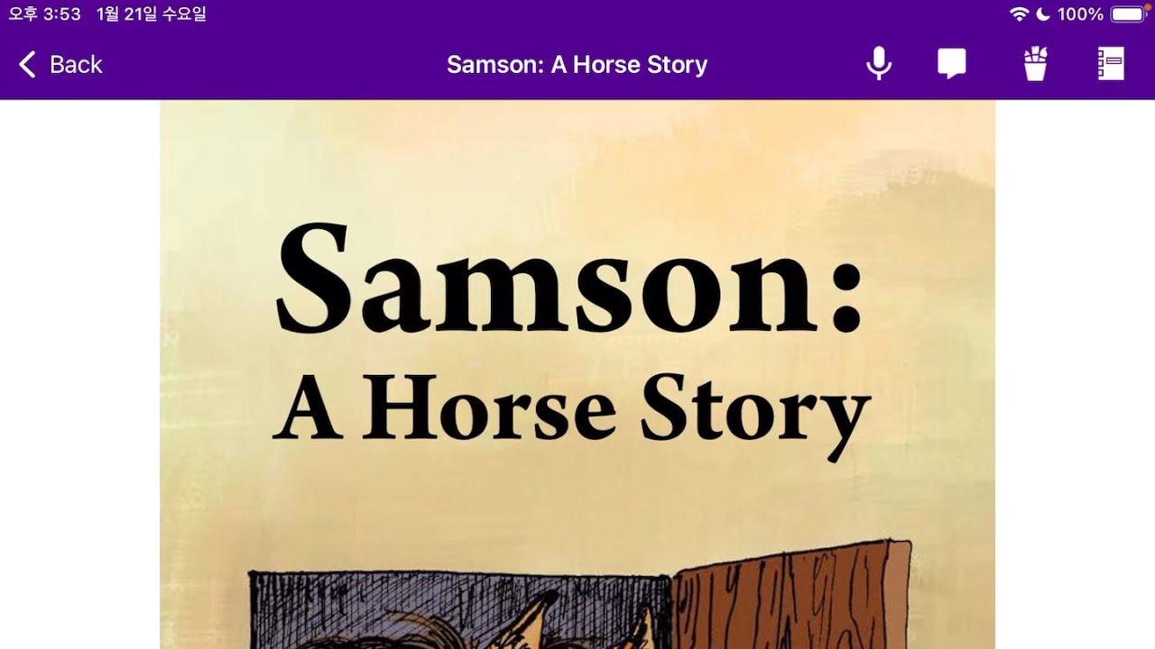 260121 Kids A-Z Samson: A horse story