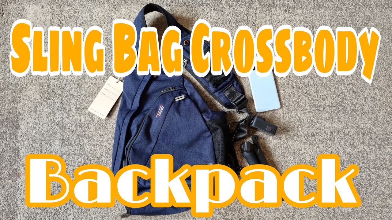Sling Bag Crossbody Backpack, Shoulder Bag Hiking Sports Backpack | Unboxing